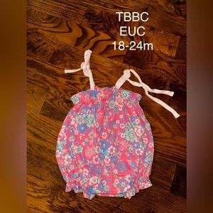 The Beaufort Bonnet Company Pink Floral One Piece